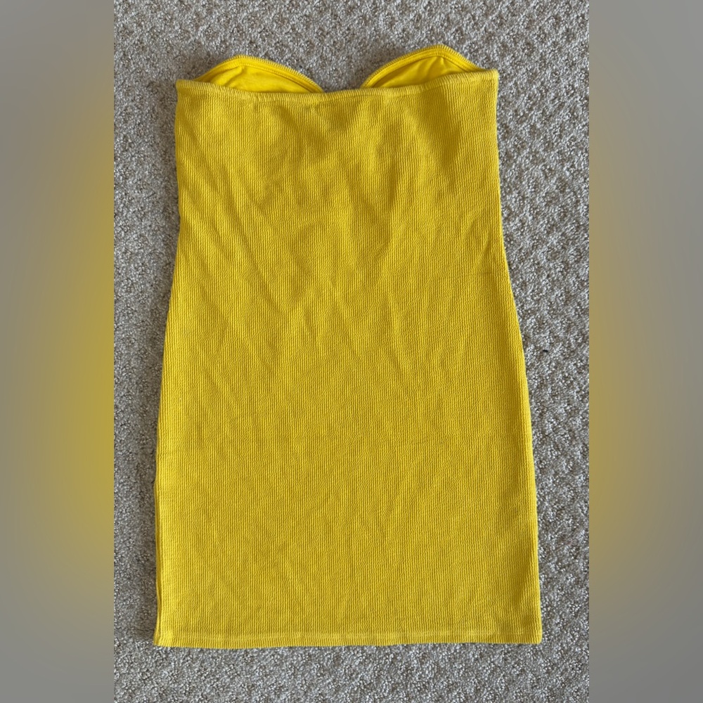 Brand new H&M textured Strapless mini dress- Unused - Picture 5 of 6